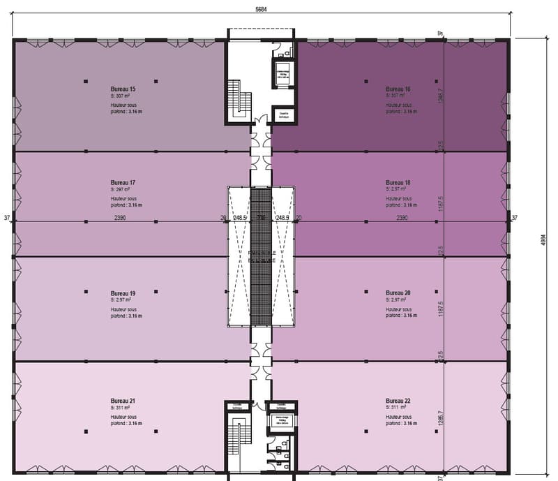 Nuovo a Gland - Grande area amministrativa - ufficio / 1'200m2 (11)