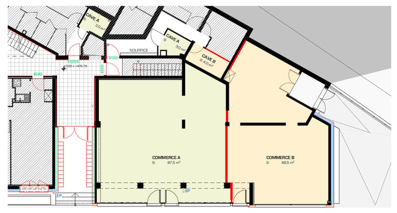 87.5 m² artisanal / showroom for rent - Lausanne (3)