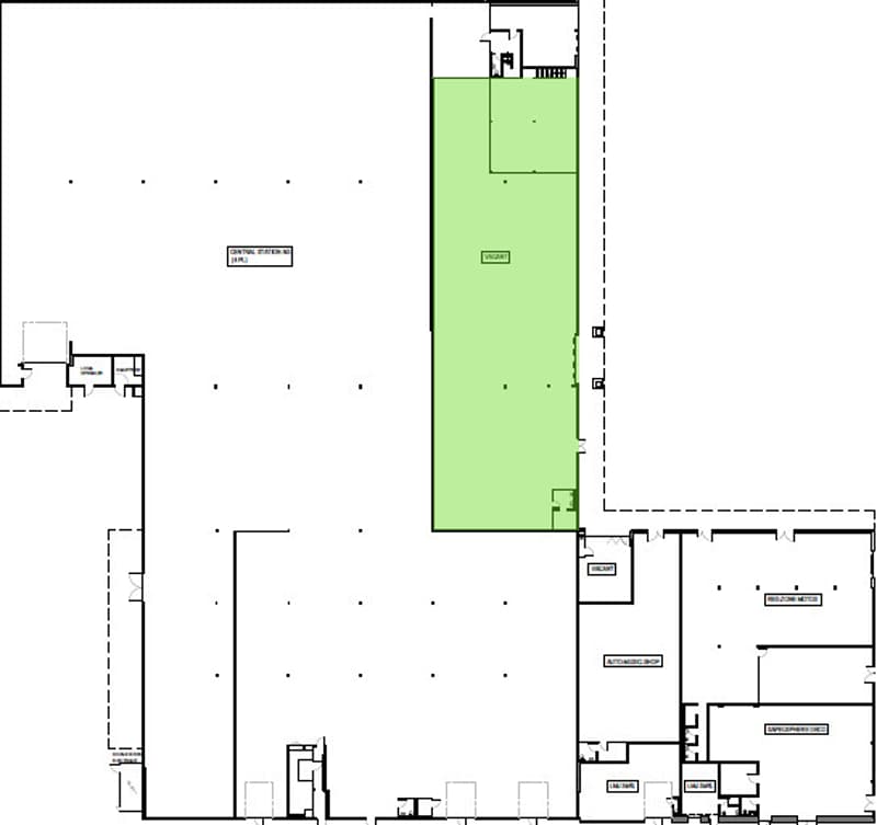 Commercial surface 799 m2 - Several parking spaces - Height 4.5 (6)