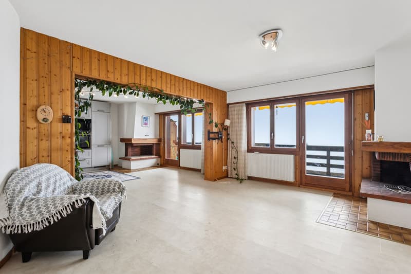 Grande appartamento luminoso 115 m² con vista magnifica sul Monte Bianco (3)
