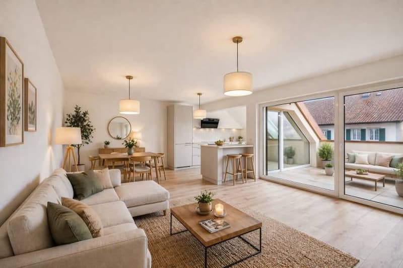 Charming new apartment with 4.5 rooms and balcony (2)