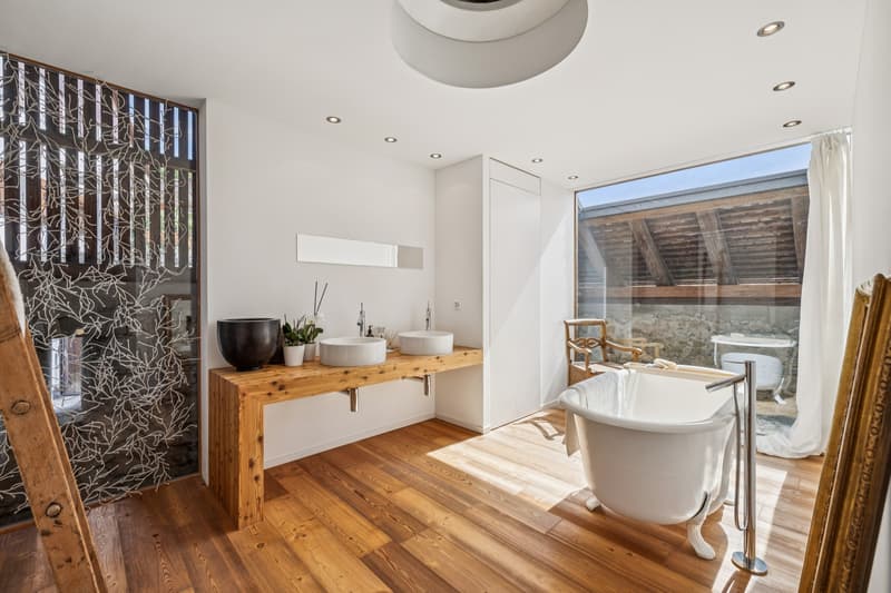 Magnifique ferme rénovée de caractère avec piscine (7)