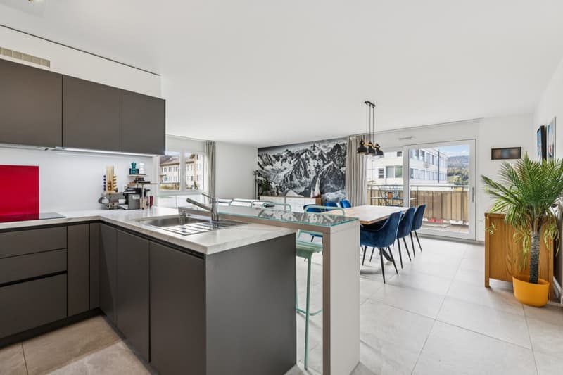 Appartement 3.5 pièces moderne avec balcon - Les Bioux (VD) (3)