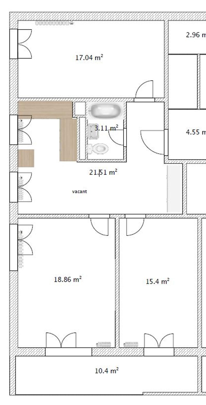 Rénové ! Appartement de 2.5 pièces avec balcon (7)