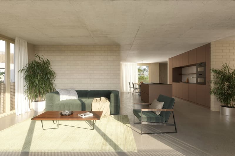 Wohnung MFH B (Ausbau in Variante "Lehmstein")