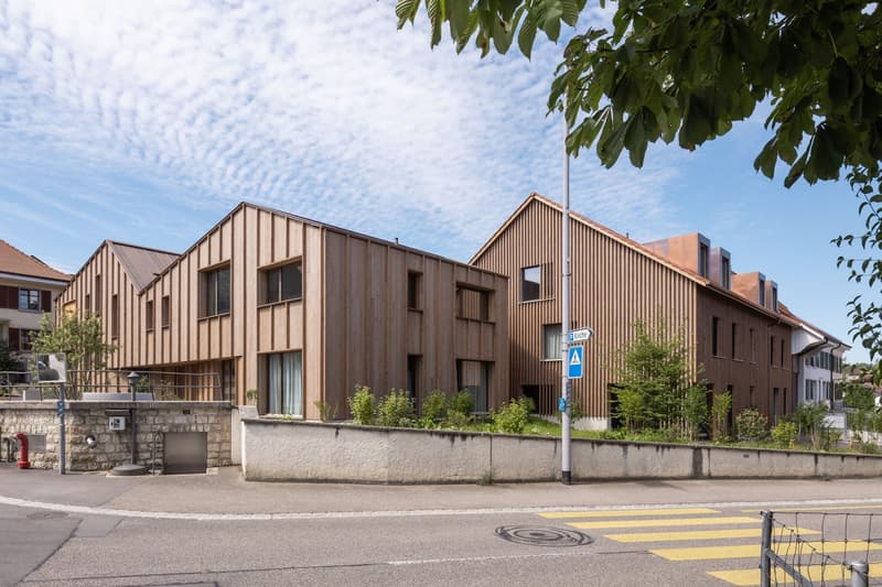 Nordostansicht der beiden MFH