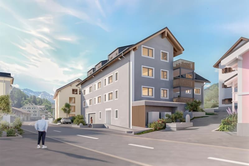 "Construction start" - 3.5 room second home new building project Witi (6)