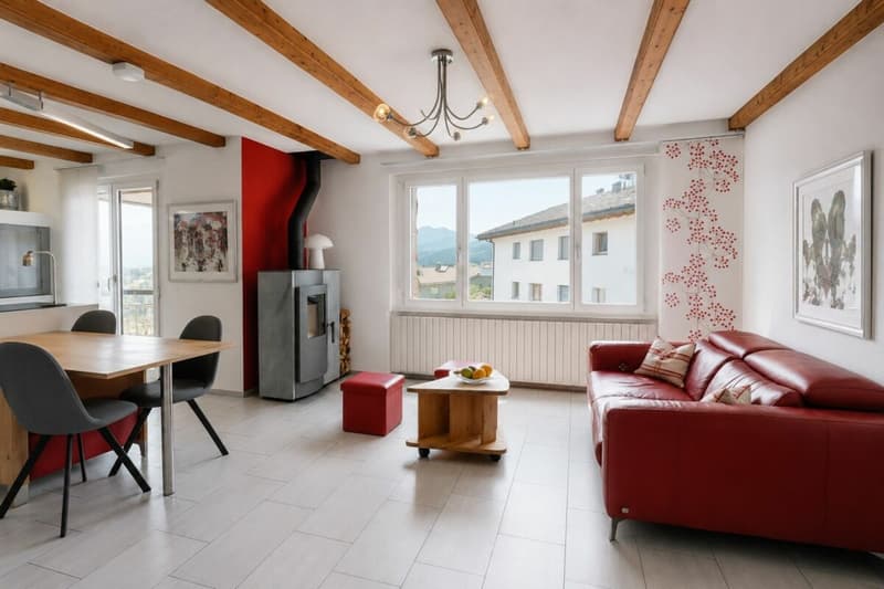 1.5-Zimmerwohnung mit herrlichem Bergpanorama (2)