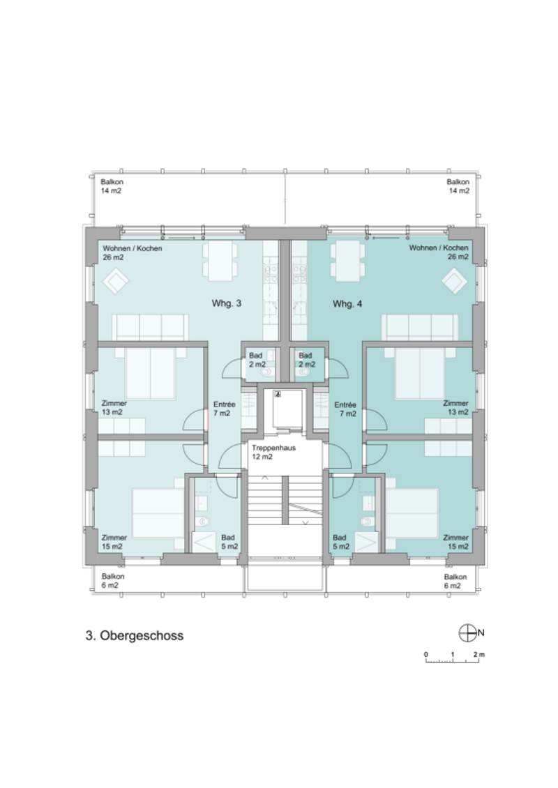 3.5 Zimmer-Neubaumietwohnung Nr. 4 im 3. OG (6)
