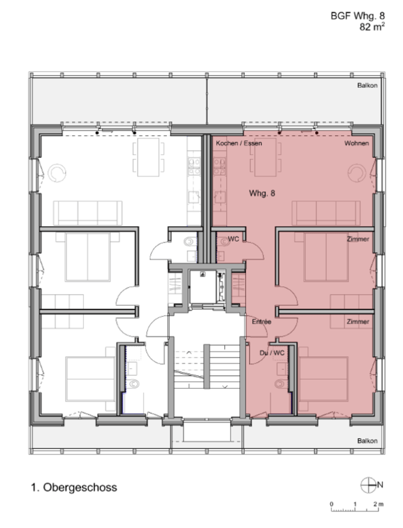 Wohnen mit Weitblick - 3.5 Zimmer-Neubauwohnung, 1. OG rechts (9)