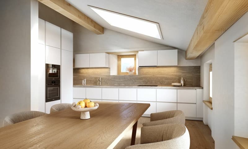 Hochwertige Dachmaisonette mit 5.5 Zimmern in kernsaniertem Altbau (2)