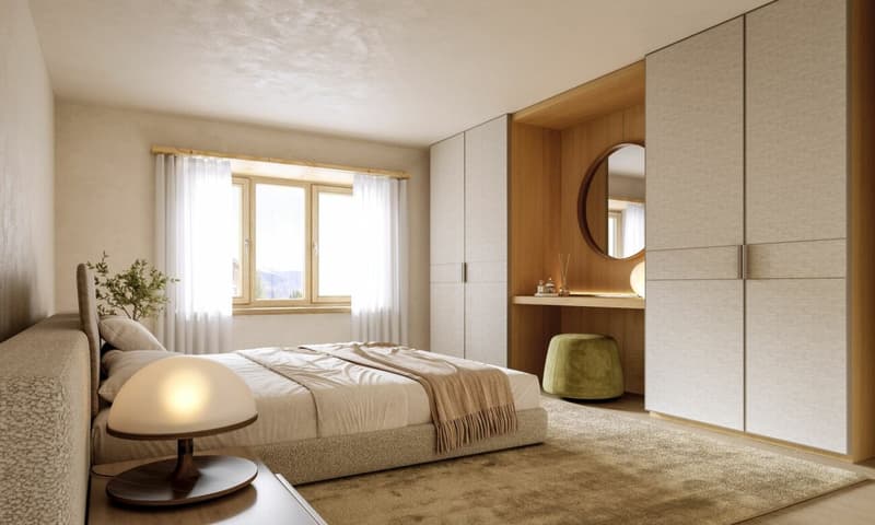 Hochwertige Dachmaisonette mit 5.5 Zimmern in kernsaniertem Altbau (5)