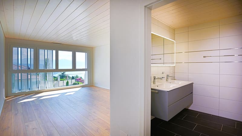 Précédente réalisation - Chambre/salle de bain- non contractuel