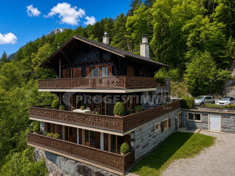 MAGNIFICENT CHALET WITH EXCEPTIONAL VOLUMES AND HIGH POTENTIAL (1)