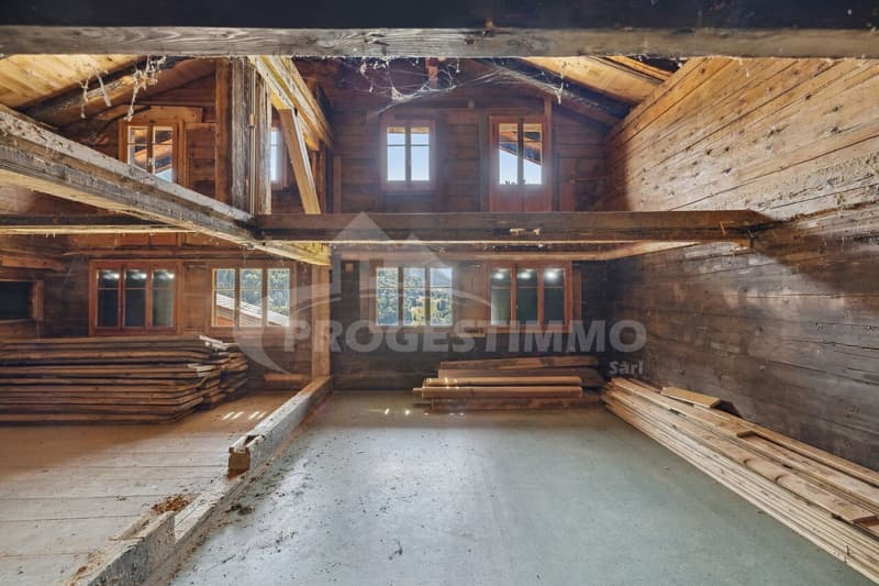 HISTORIC CHALET OF 1767 WITH RENOVATION POTENTIAL (3)