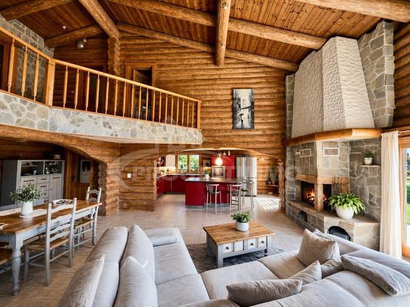 Exceptional Wooden Log House (2)