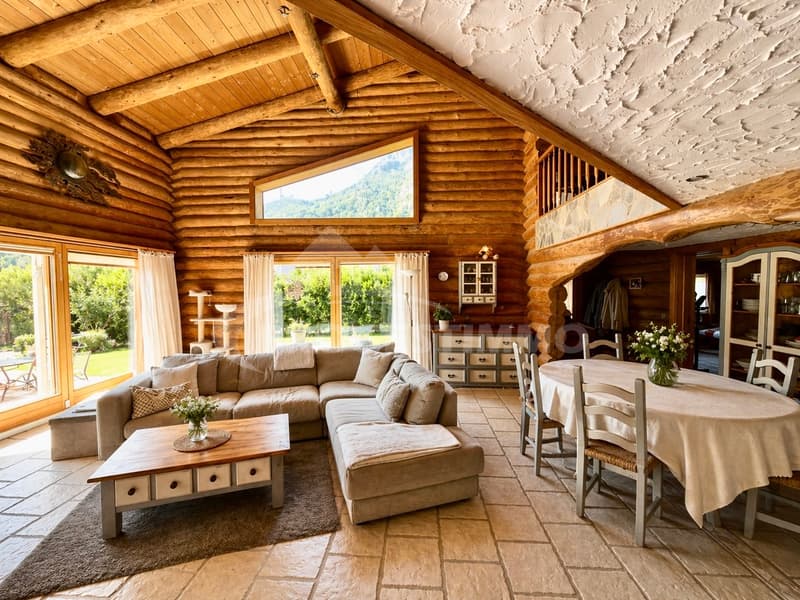Exceptional Wooden Log House (4)