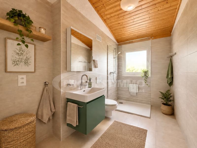 Bright Attic Apartment, 5 Minutes from Monthey (5)