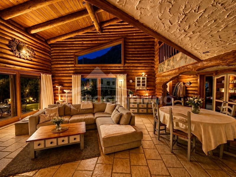 Exceptional Wooden Log House (12)