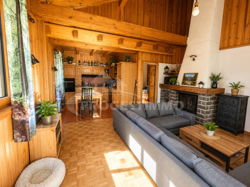 MAGNIFICENT CHALET WITH EXCEPTIONAL VOLUMES AND HIGH POTENTIAL (4)