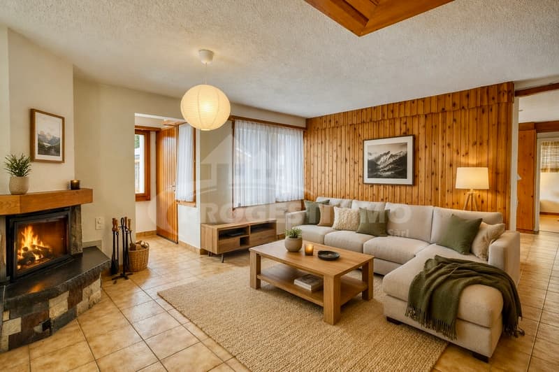 ENSEMBLE IMMOBILIER AVEC TERRAIN CONSTRUCTIBLE EN STATION (8)