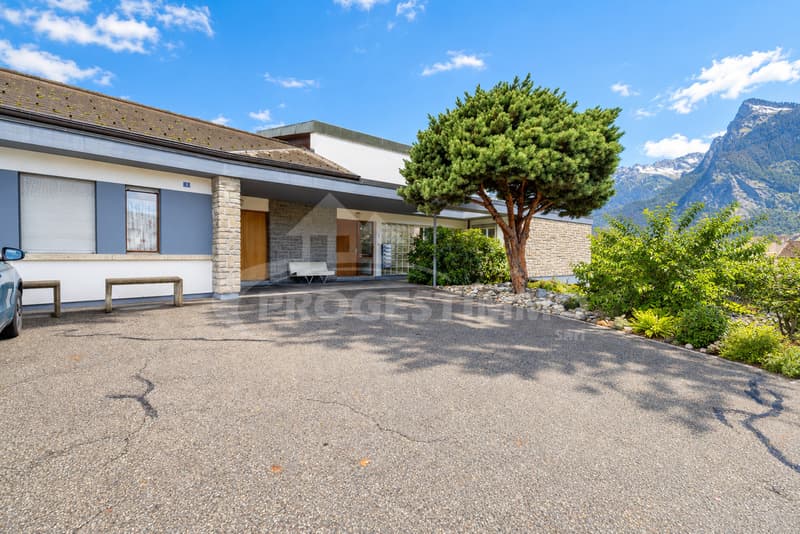 REZ-DE-CHAUSSEE D'UNE VILLA AVEC GRAND JARDIN (7)