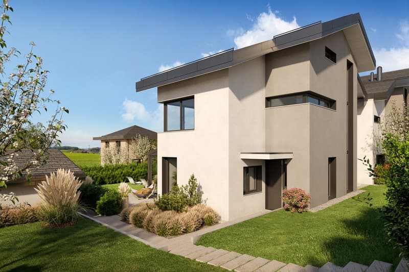 Grande villa Minergie di 7 pezzi, prestazioni di alto standing, piscina (4)