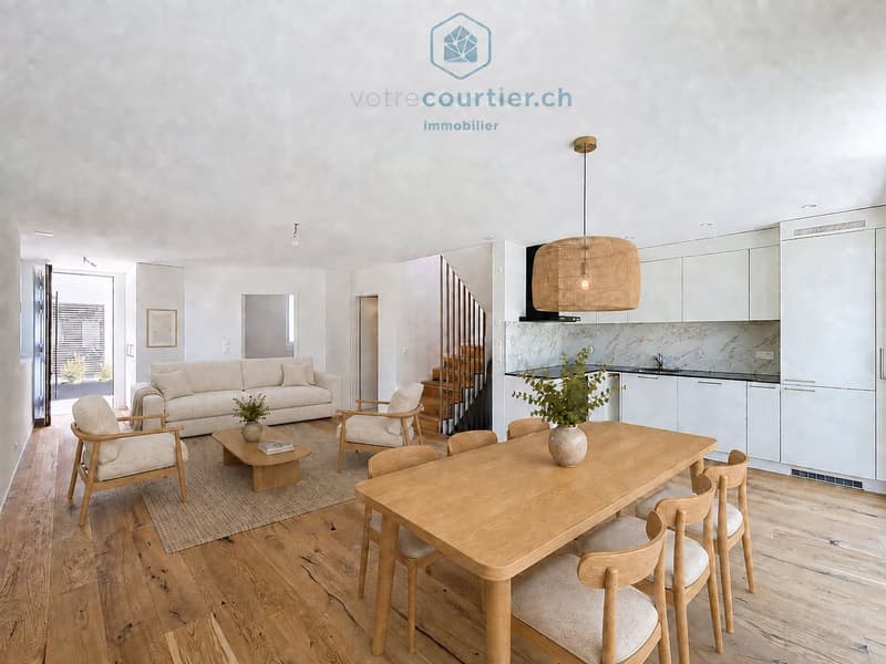 Villa contemporaine neuve en pignon avec jardin - disponible de suite (11)