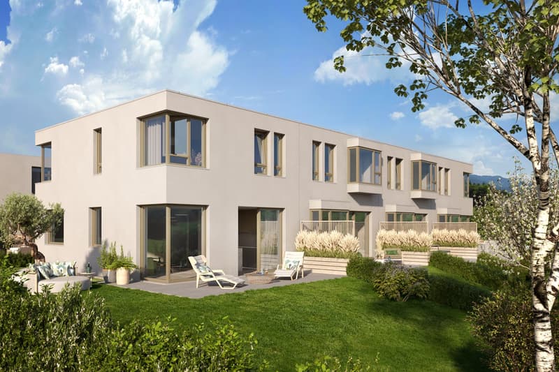 Contemporary new villa with gable and garden - available immediately (13)