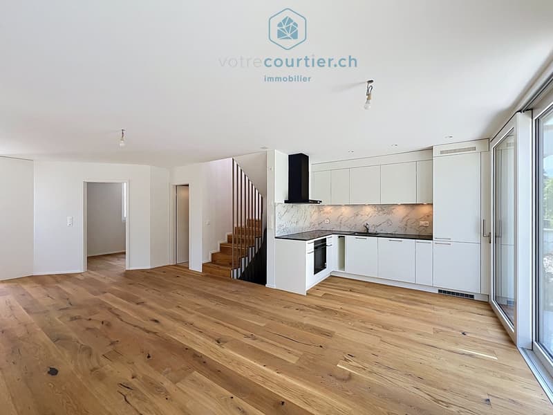 Villa contemporaine neuve en pignon avec jardin - disponible de suite (8)