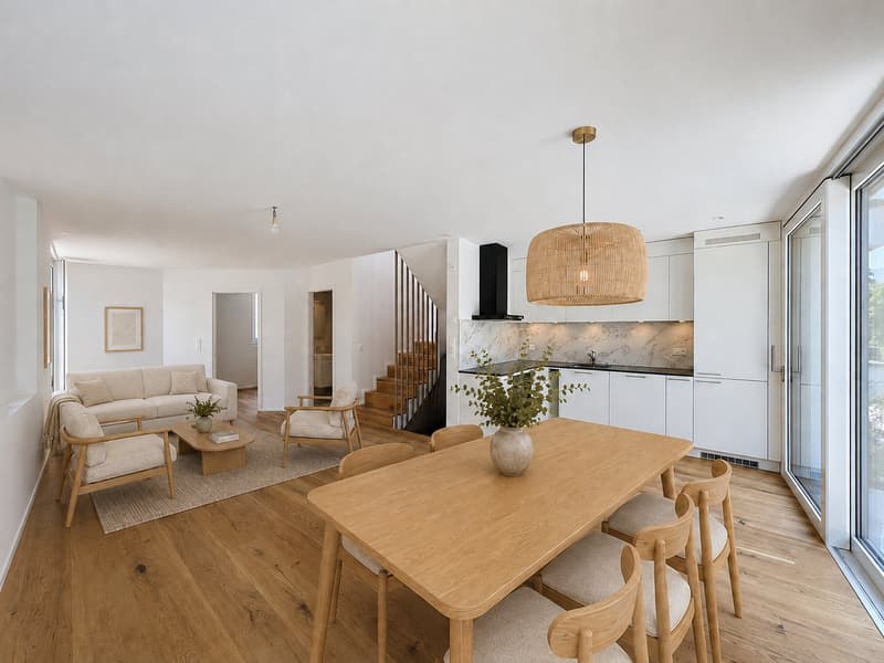 Villa contemporaine neuve en pignon avec jardin - disponible de suite (9)