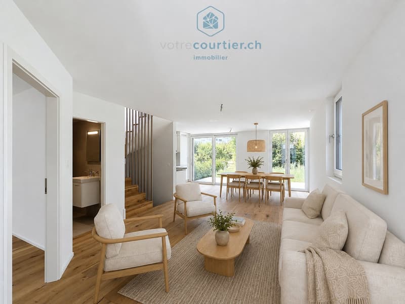 Villa contemporaine neuve en pignon avec jardin - disponible de suite (5)
