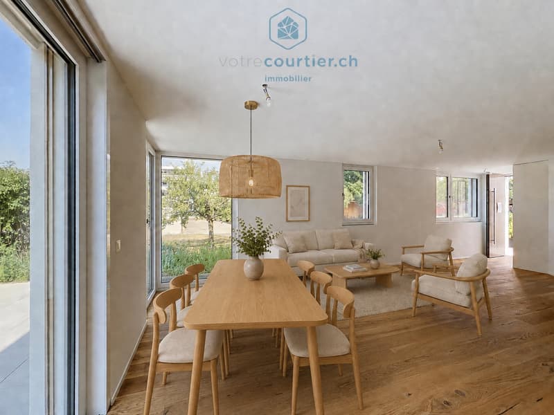 Villa contemporaine neuve en pignon avec jardin - disponible de suite (7)
