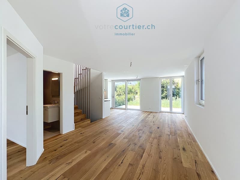 Villa contemporaine neuve en pignon avec jardin - disponible de suite (4)