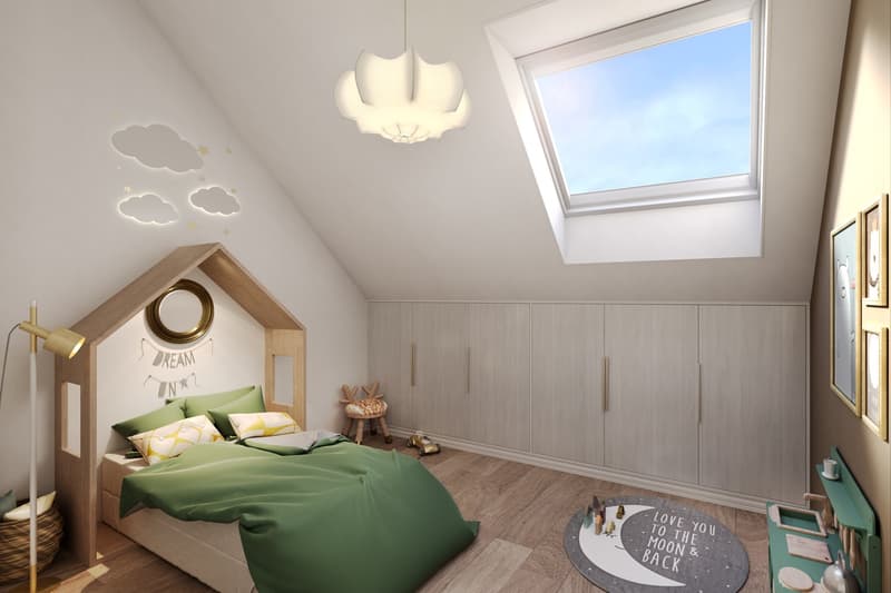 8 min. de Vevey centre, 3 villas de 5.5 pces - vue panoramique - quartier calme (10)