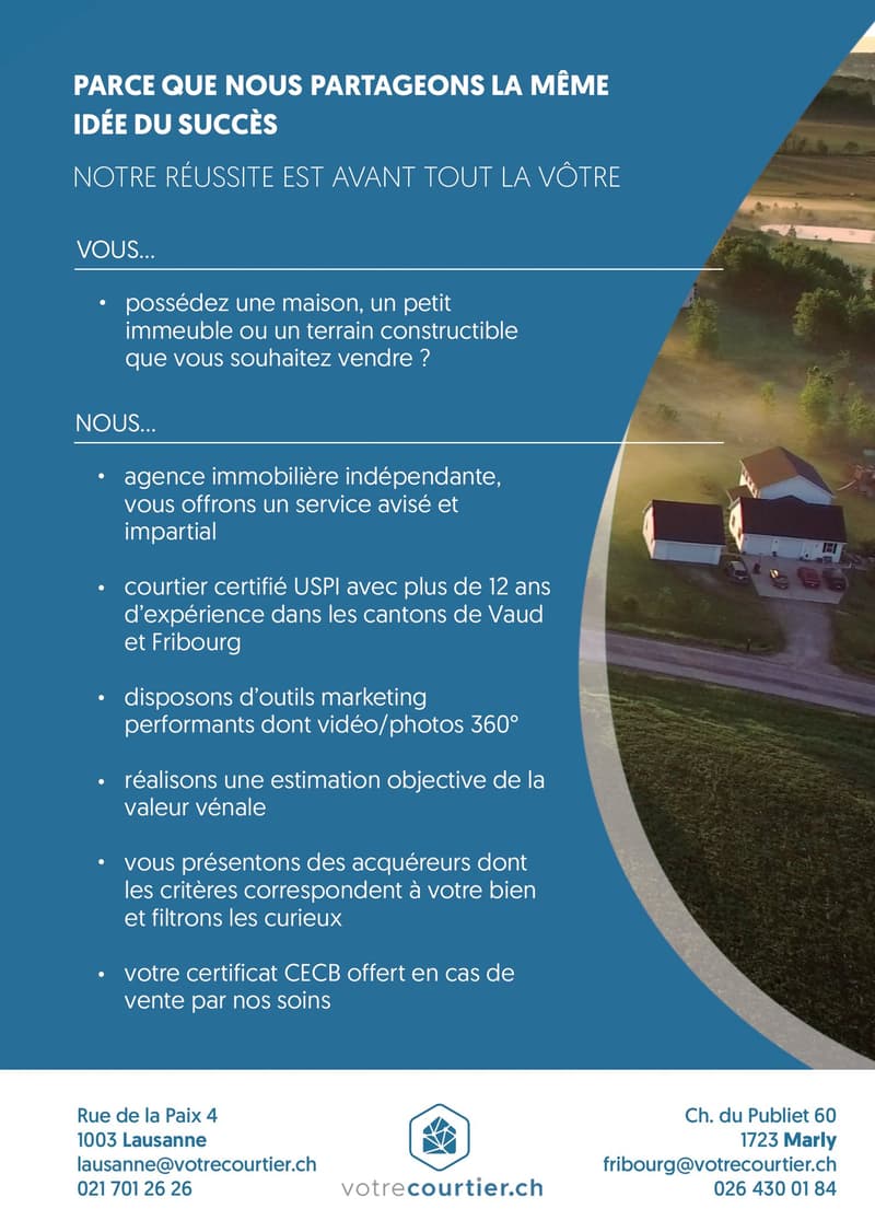 2,5 pces neuf avec jardin, proche gare, bus, Attalens, Châtel-St-Denis (12)