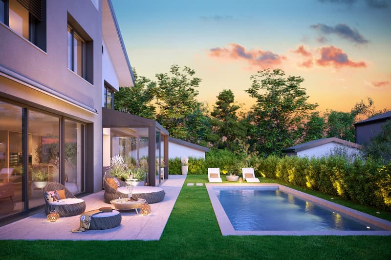 Grande villa Minergie de 7 pces, prestations de haut standing, piscine (2)
