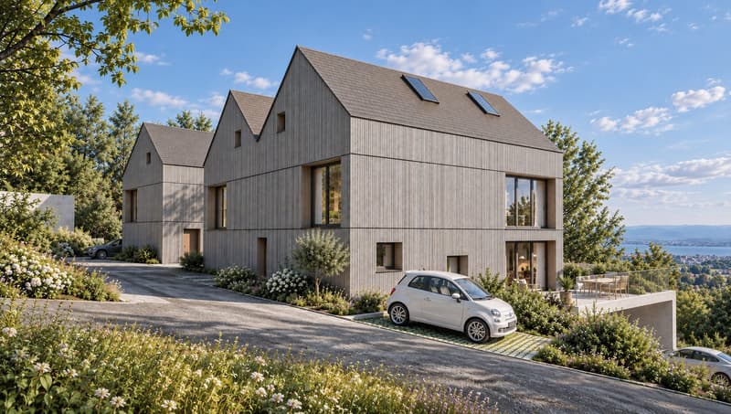 Villa individuelle Minergie, en ossature bois, vente sur plan (2)