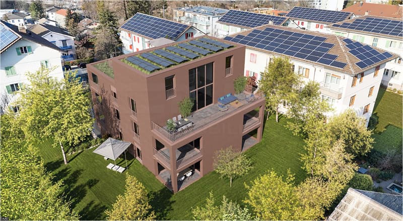 Immeuble façade sud-est - Pervenches 6 (image non contractuelle)