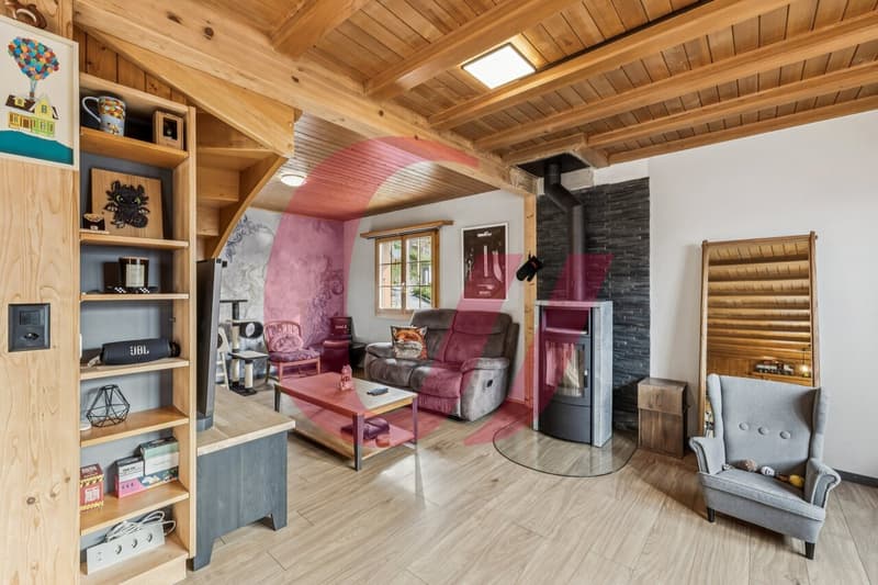 Chalet of 4.5 rooms in Crésuz with panoramic view! (5)