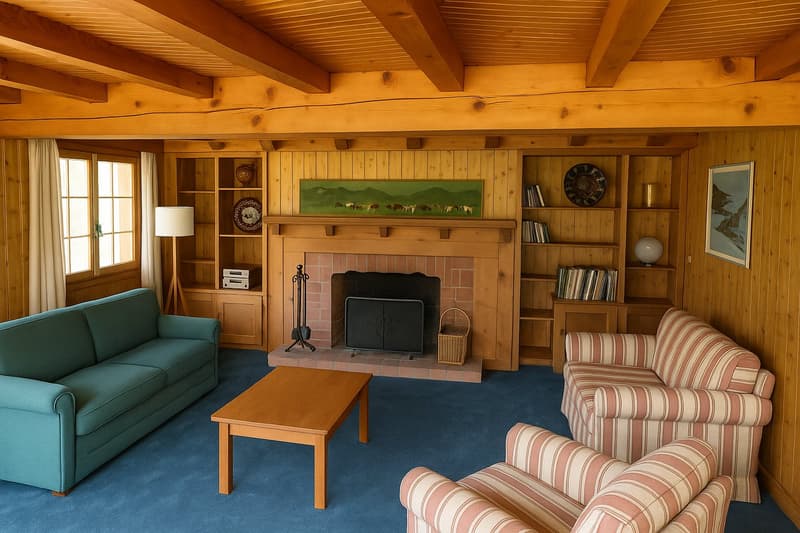 Spacious Chalet - exceptional and rare situation, 15 minutes from Gstaad (6)