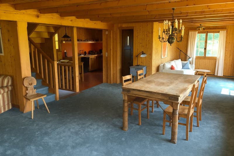 Spacious Chalet - exceptional and rare situation, 15 minutes from Gstaad (8)