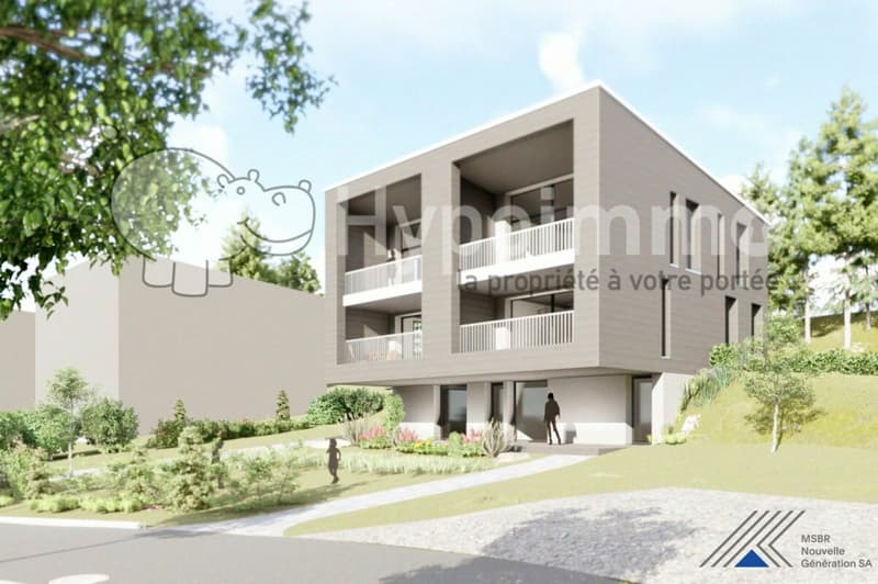 Two Minergie semi-detached villas to be built (1)