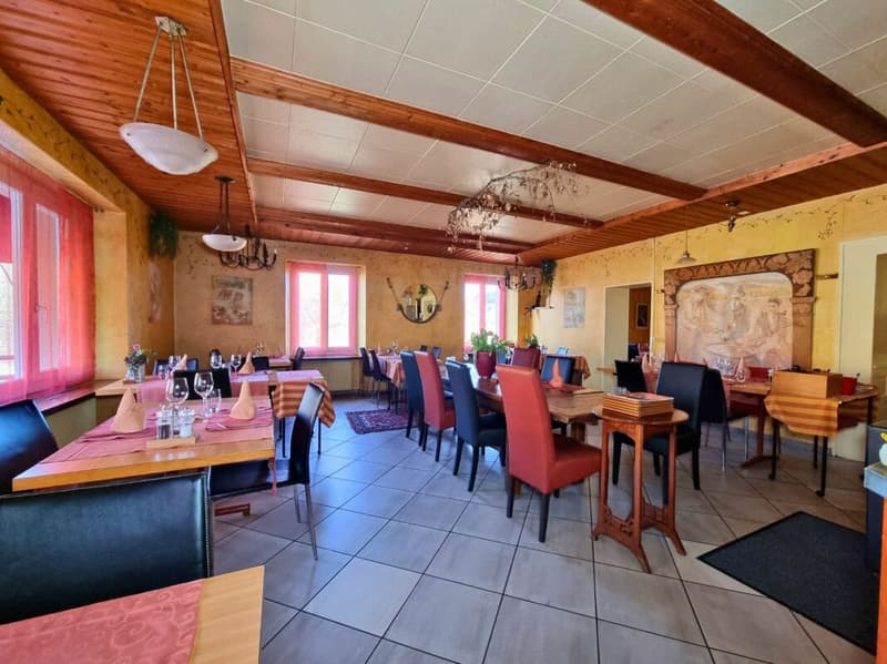 Beautiful building featuring a renowned restaurant and a 9-room apartment in the heart of nature (3)