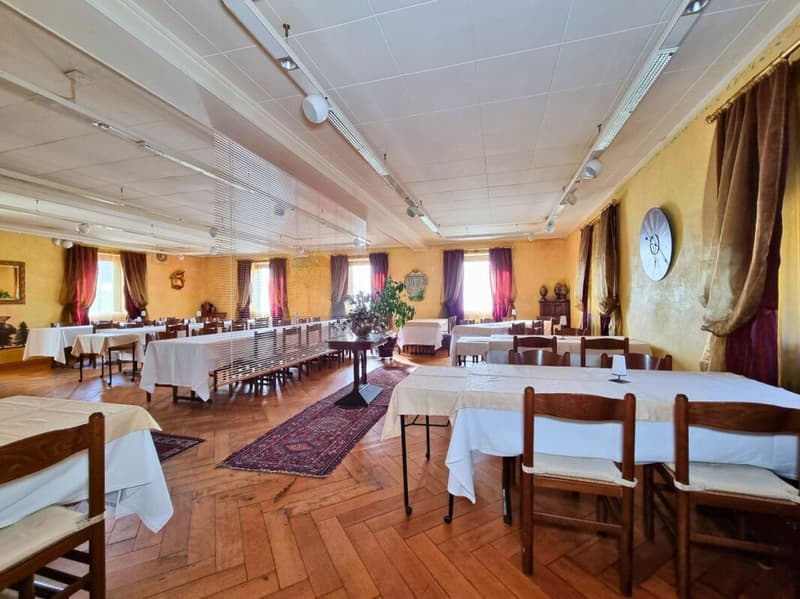 Beautiful building featuring a renowned restaurant and a 9-room apartment in the heart of nature (4)
