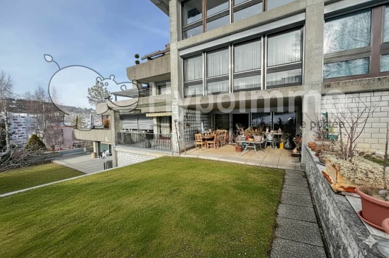 2.5 pièces en terrasse avec belle luminosité - Vente en viager (1)