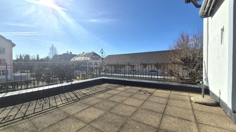 Prächtige 2-Zimmer-Wohnung mit großer Terrasse und Veranda renoviert (17)