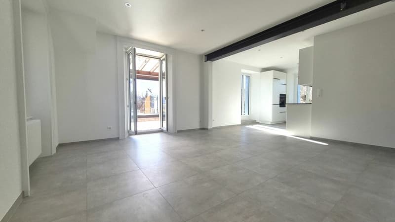 Prächtige 2-Zimmer-Wohnung mit großer Terrasse und Veranda renoviert (8)