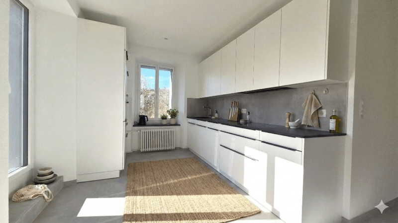 Prächtige 2-Zimmer-Wohnung mit großer Terrasse und Veranda renoviert (4)