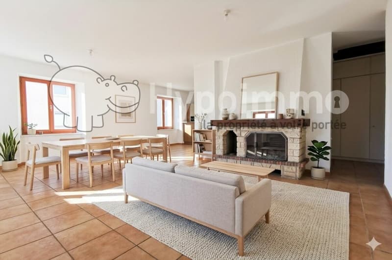 Grand appartement de 4.5 pièces avec cheminée (1)